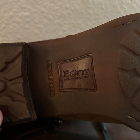 Born Kimmie Ankle Boot Brown Leather Size 11 - Picture 11 of 11